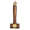 Old World Christmas 5.0 Inch Gavel Christmas Tree Ornament , Ornament Judge Court